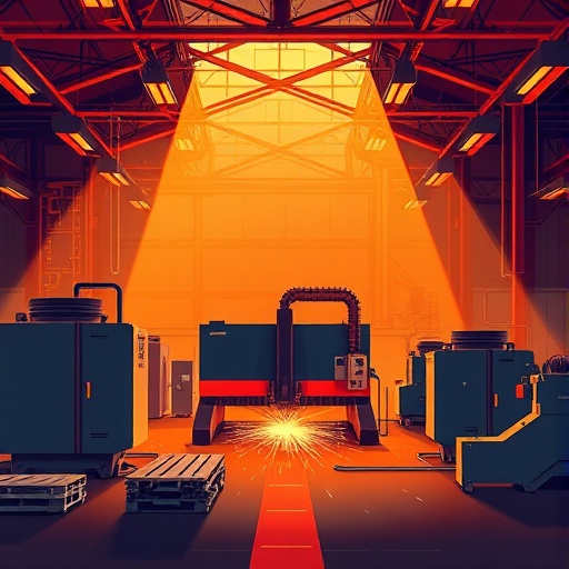 aluminum Paragon Steel precision metal fabrication services beam splitting Paragon Steel industrial metal fabrication services Flame cutting